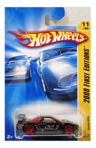 Hot Wheels 2008 First Editions 11/40 - Acura N S X - Negro