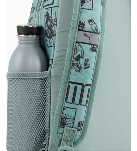 Mochila Puma Phase Aop S Bp Unisex 091324-01 Verde Mochila Eqpu