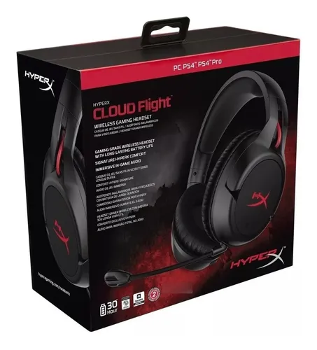 Auricular Hyperx Cloud Flight Headset Inalámbrico Pc Ps4