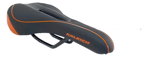 Asiento Raleigh Antiprostatico Para Bicicleta Mtb Color Negro/naranja