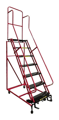 Escalera Tipo Avion 1.82mts 7 Peldaños Tecnoplus