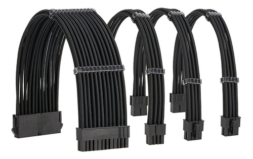 Kit De Cable De Extensión Fuente Poder Sleeved Psu Modular 