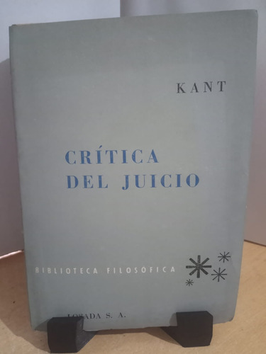 Critica Del Juicio Kant Losada