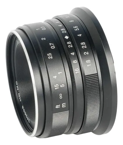 Lente De Camara Manual 25mm F1.8 Para Micro Cuatro Tercios