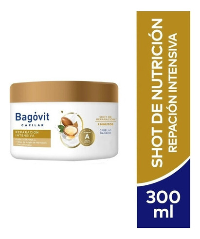 Bagovit Mascara Reparacion Intensiva Cabello Dañado 300 Ml