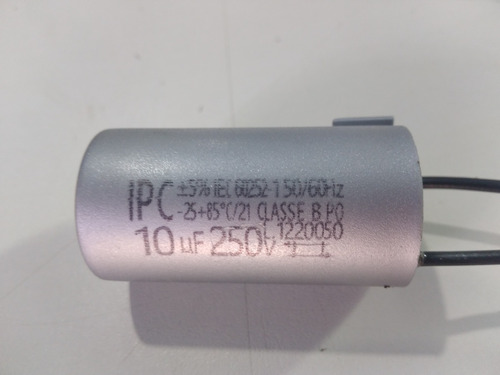 Capacitor Para Ventilador De Teto Ipc 2 Fios 10uf