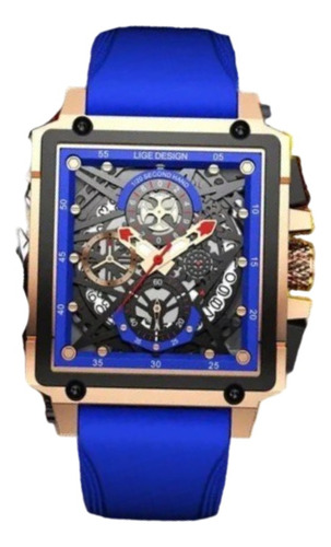 Reloj Para Hombre Marca Lige Cronografos Funcionales + Envio