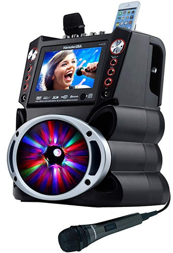 Karaoke Ee.uu. Gf845 Completa Sistema De Karaoke Con 2 Micró
