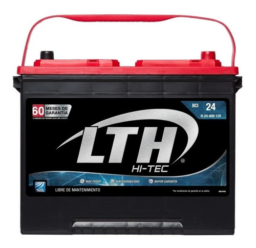 Bateria Lth Hitec Case New Holland Farmall 55 2010 - H24-600