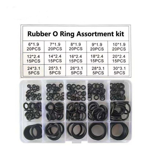 Oring Nbr  200 Unids/caja Kit Surtido  