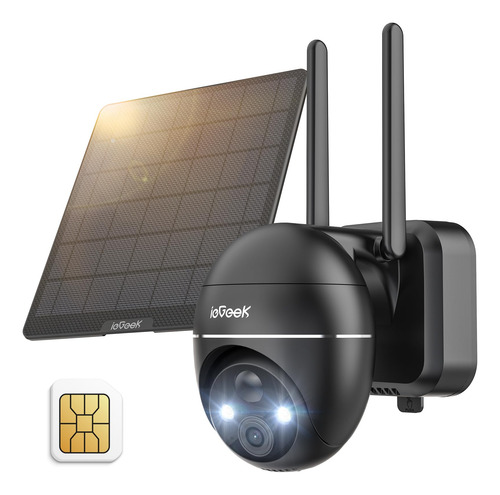 Cámara De Seguridad Celular Iegeek 4g Lte Inalámbrica Para E
