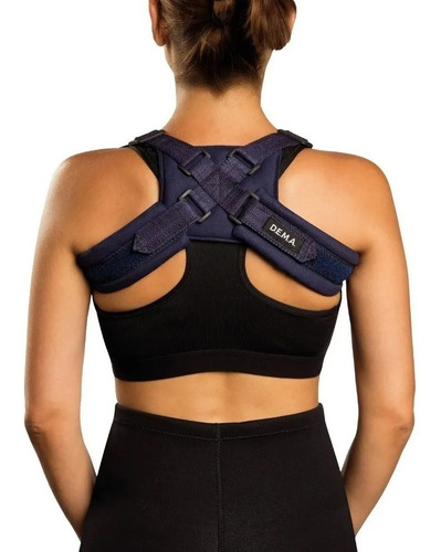 Imagen 5 de 5 de Corrector Postural Espalda Espaldera Soporte Clavicula Dema