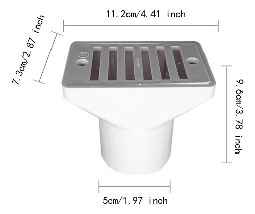 Salida De Agua Para Piscina, Reemplazo De 1,5 Pulgadas