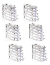 Comprar Combo 6 Organizadores Joyeros Alhajeros 5 Cajones Color Blanco