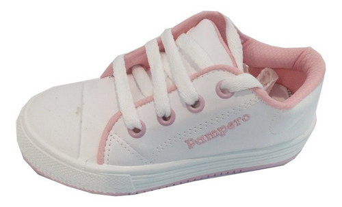 Zapatillas Escolares Niñas Cuero Marca Pampero Modelo Ale