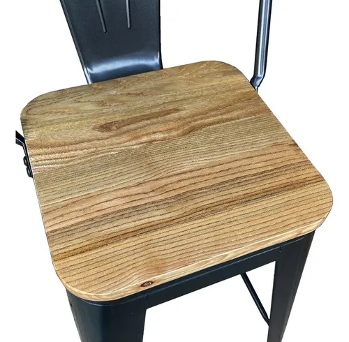 Set 2 Banqueta Taburete Tolix Respaldo Alto - Alto Impacto