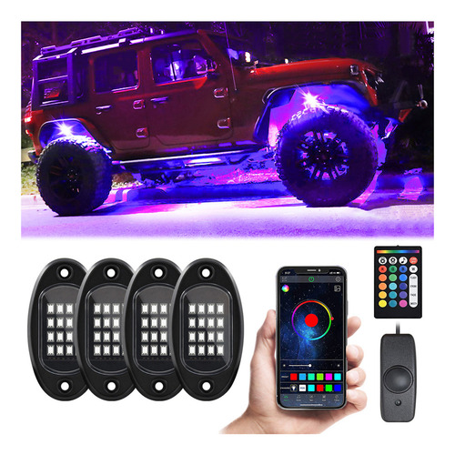 Luces Led Led Lights Music Con Función De Rock Para Utv, Suv