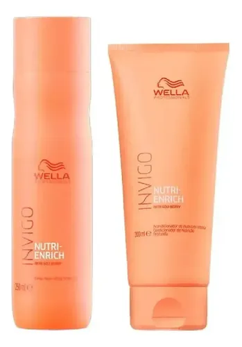 Kit Wella Professional Invigo Nutri-enrich Shampoo 250ml + Condicionador 200ml