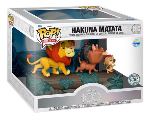 Funko Pop Disney El Rey Leon Hakuna Matata 1313