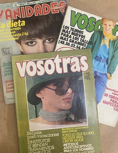 3 Revistas Vanidades Y Vosotras, Década De 70, B1 Ej2