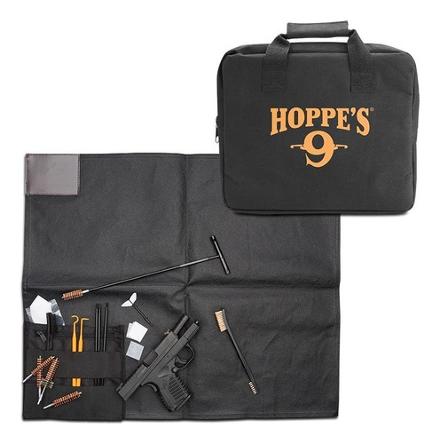 Kit Limpieza Pistolas Profesional Universal Hoppes .22 A .45