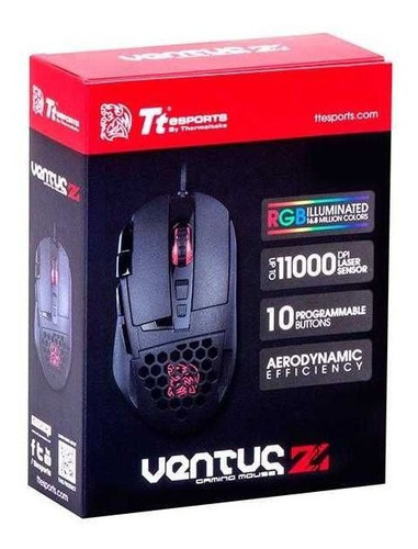 Mouse Ventus Z 11000dpi Mo-vez-wdlobk-01 Thermaltake