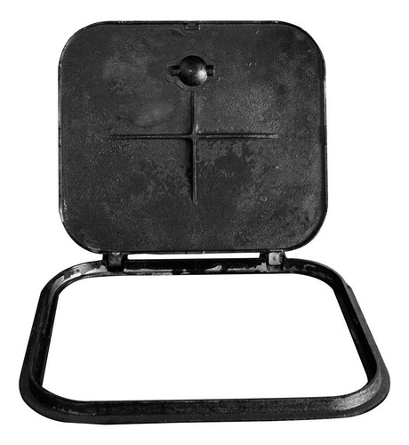 Tampa T33 Ferro Articulada Elétrica Caixa Esgoto 47x53 Cj