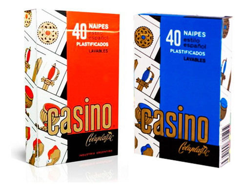 Naipes Casino Mazo X 40 Cartas set de 12 cajas