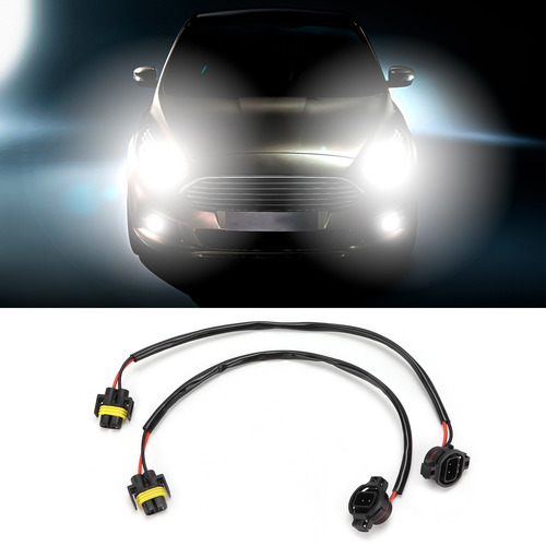 H16 5202 Macho A Hembra H11 Conector Pigtail Faro Antiniebla