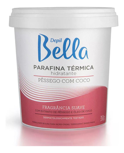 Parafina Térmica Depil Bella Pêssego Com Coco 350g