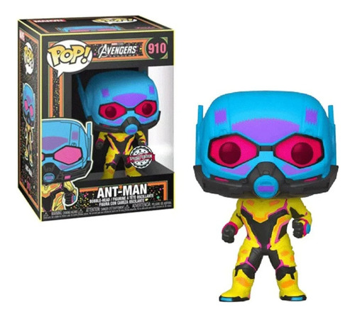 Funko Pop Ant-man Blacklight 910 Special Edition Marvel