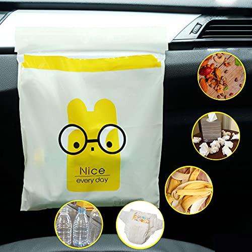 72pcs Bolsas De Basura Automóvil De Fácil Adhesión, ...