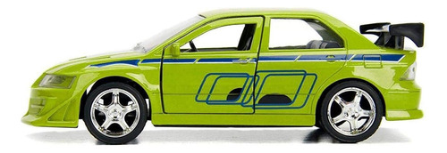 Jada Toys Rápido Y Furioso 1:32 El Mitsubishi Lan 2002 De Br