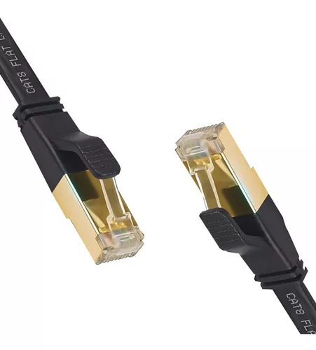 Cable utp cat 8 rj45 ethernet 3m ponchado certificado 40gbps SISDATA