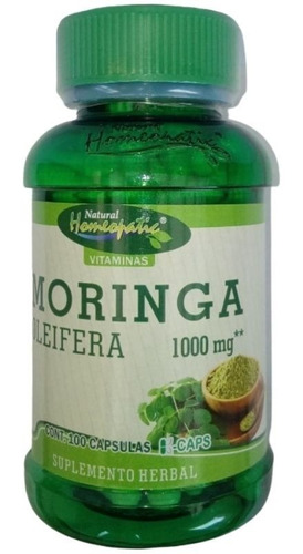 Moringa Oleifera 1000 Mg, 100 Cápsu - Unidad a $450