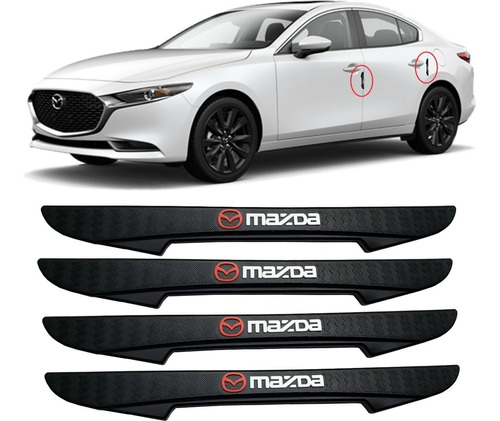 Protector De Puertas Antigolpes Mazda 3 2 6 Cx5 Cx3 Cx9 Mx5