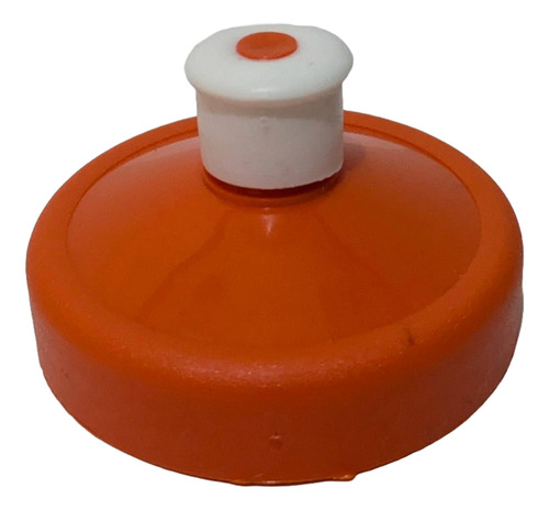 Vaso De Fiesta Cilindro Tapa Chupón Eventos 500 Ml | 60 Pzas Naranja