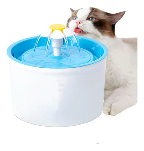 Fuente Bebedero Perro Gato 1.6lts Agua Fresca Recirculante