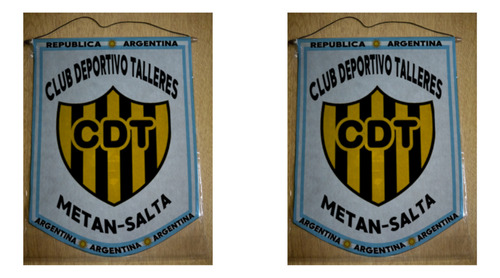 Banderin Mediano 27cm Club Talleres Metan Salta