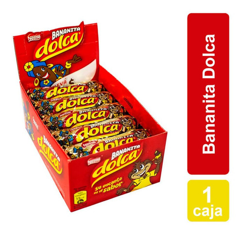 Imagen 1 de 1 de Bananita Dolca Chica Nestle Caja X 15 Un De 14 Gr