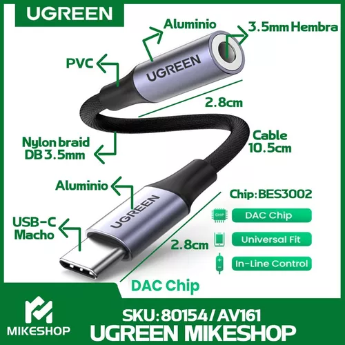 Auriculares USB-C Promate Gearpod con micrófono - B·Great