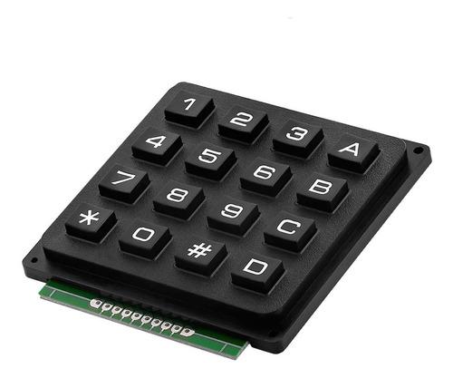 Teclado Matricial Alfanumerico Pulsador 4x4 Keypad Arduino