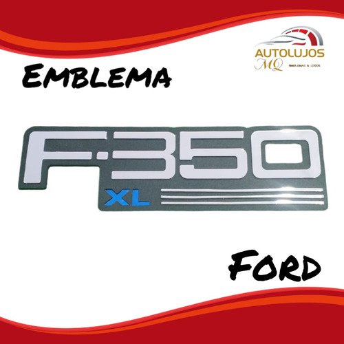 Emblema Placa F-350 Xl.