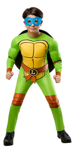Disfraz Tortugas Ninja 4 En 1 Talla Mediano