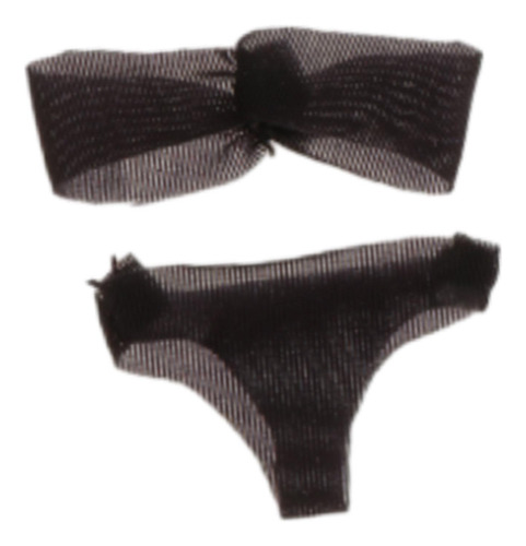 1/12 Boneca Feminina Roupas Sutiã E Roupa Interior, Preto