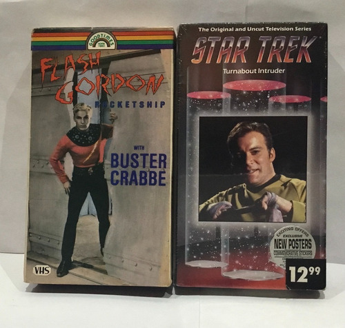 Star Trek Episodio Sin Cortes Flash Gordon 1939 2 Vhs Orig.