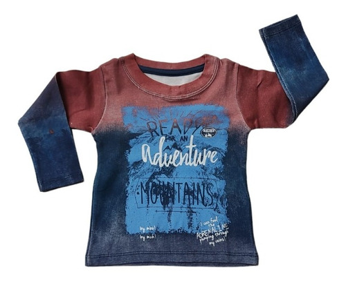 46 Remera Bebe Mambo Kids Racleada Adventure M/l 3a9 Meses