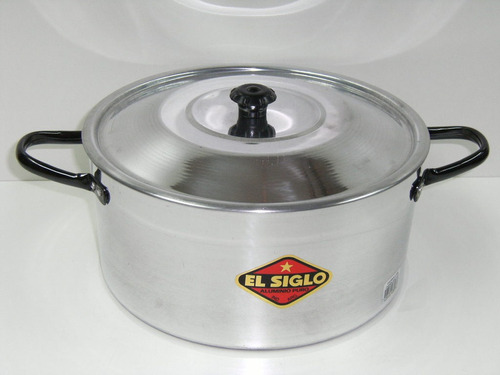 Cacerola Con Tapa De Aluminio Asa Charolada Nº 26-