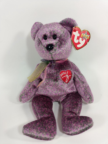 Peluche Ty Beanie Baby Oso Signature 2000 Importado 20 Cms