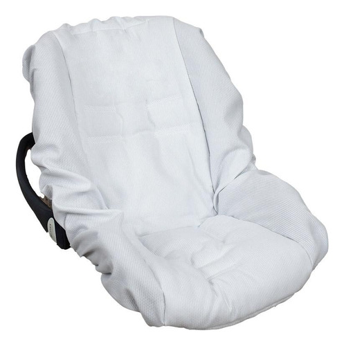Capa De Bebê Conforto 100% Algodão - Piquet Branco